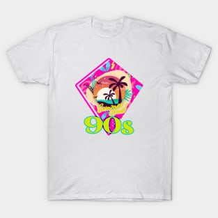 90s Retro Summer Design T-Shirt